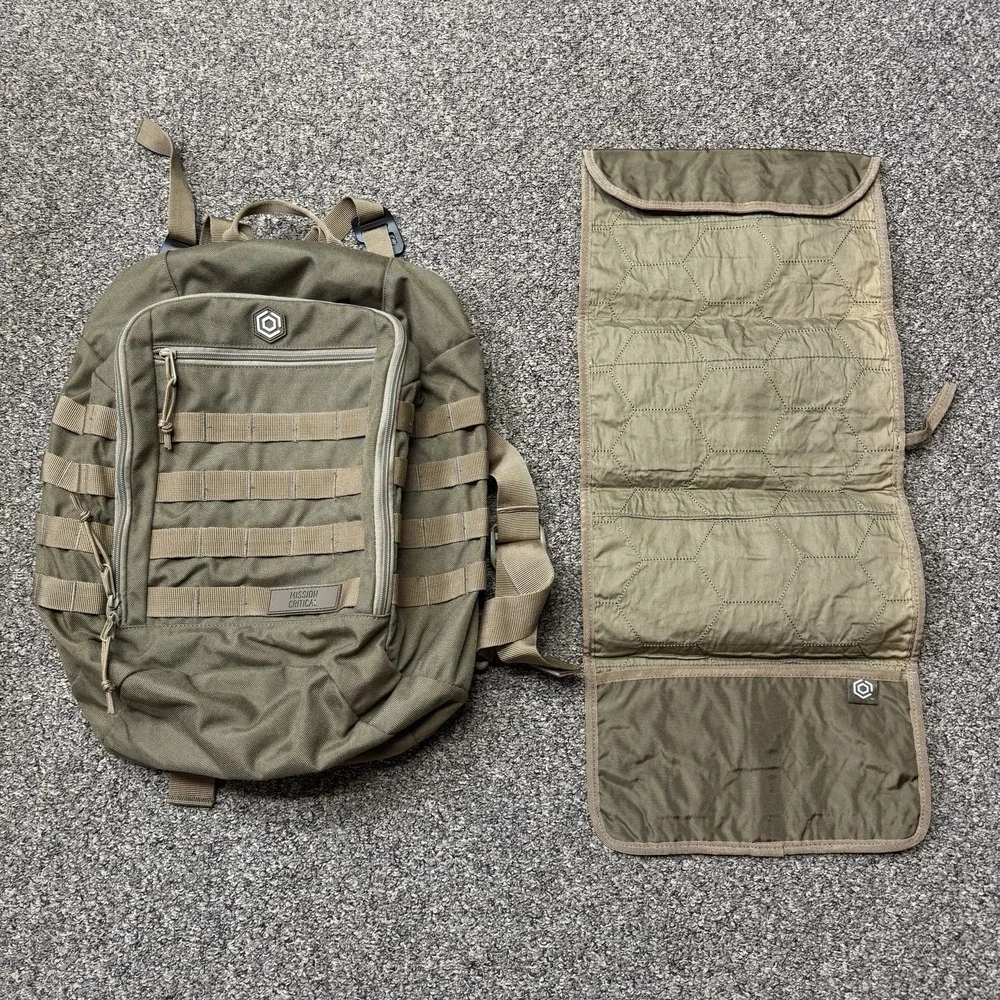 Mission Critical Daypack Tactical Dad Backpack Baby Diaper Bag W/ Pad